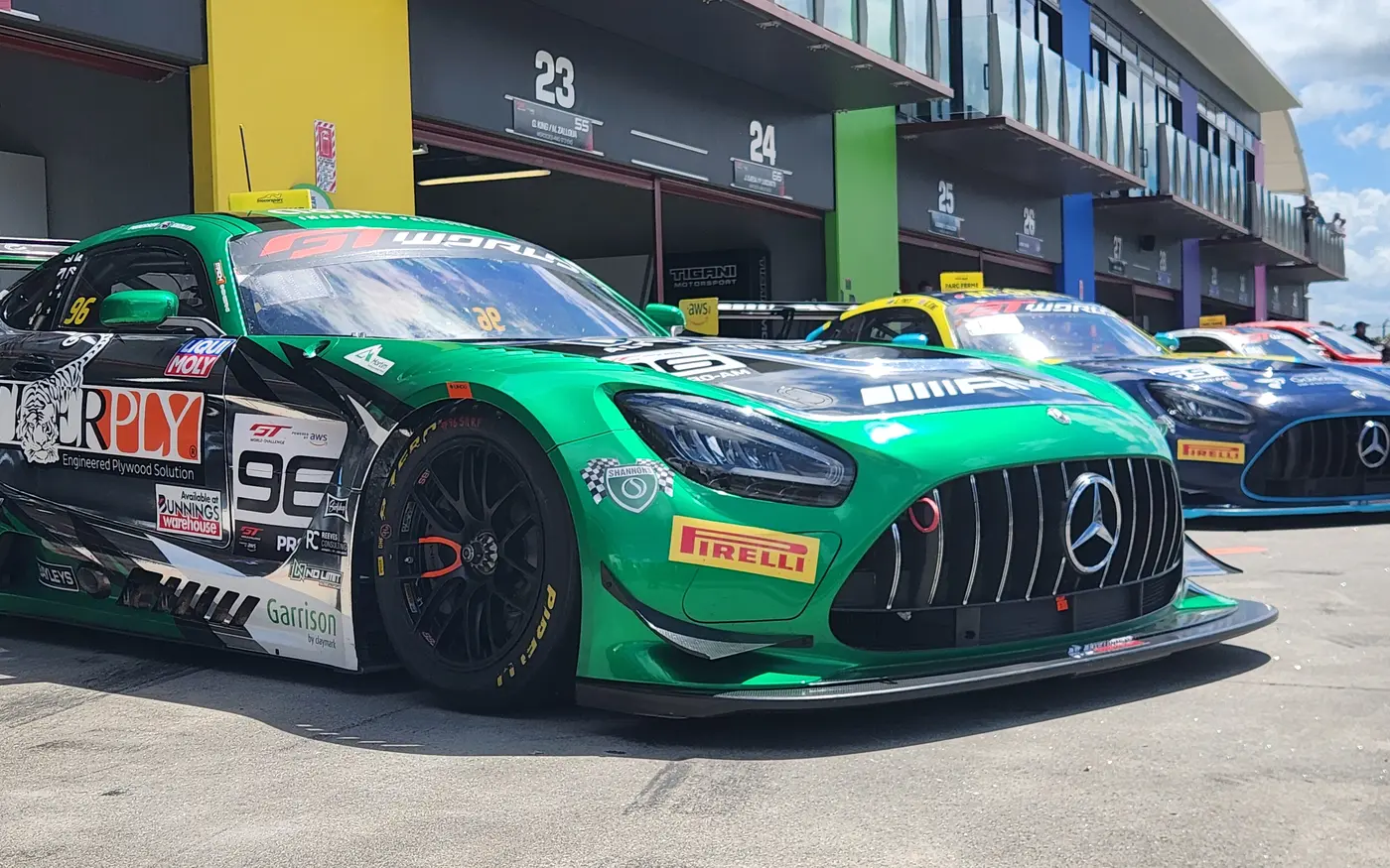 GT race car at Hampton Downs